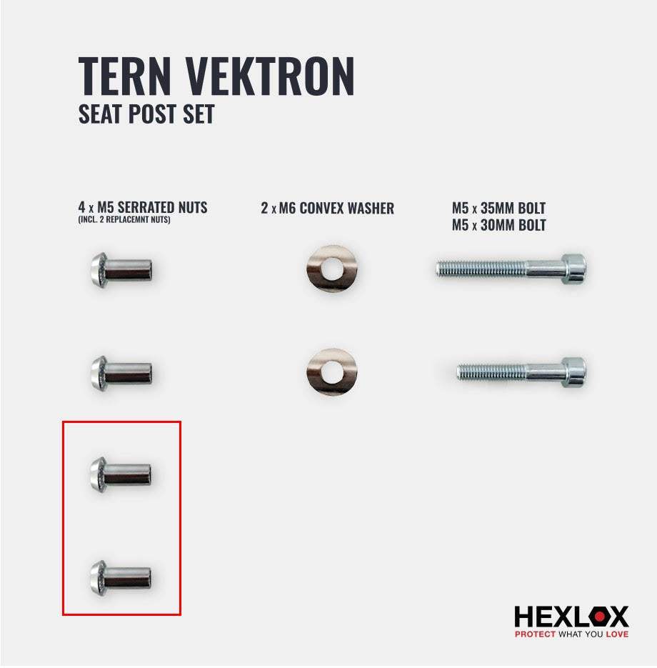 Tern HSD, GSD, Vektron Seat Post Set